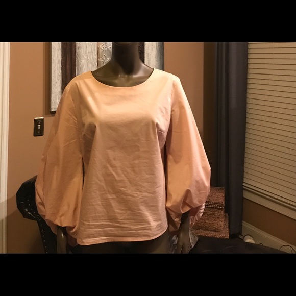 Worthington Dresses & Skirts - Peach cotton blouse